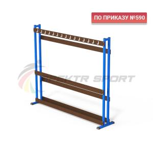 Купить Стеллаж для лыж двусторонний (на 30 пар) ЛХ2 в Абинске 