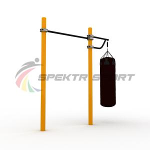 Купить Турник классический для занятий Воркаут с боксерской консолью SP WRK-07+Box_76mm в Абинске 