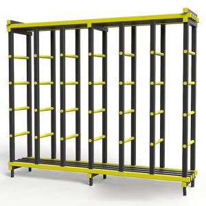 Купить Стеллаж для хранения аква-инвентаря жесткий ПВХ 2000х600х2000 мм в Абинске 