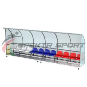 Купить Кабинка для игроков и судей мобильная на 12 мест в Абинске 