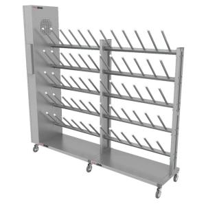 Купить Сушильный стеллаж для обуви SL2 Лидер-премиум мобильный односторонний (45 пар) в Абинске 