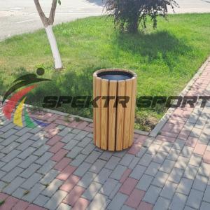 Купить Урна цилиндрическая в деревянной обрешетке лиственница в Абинске 