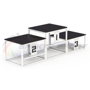 Купить Пьедестал для награждения переносной (без облицовки) 1 человек на ступень SP РАН2 в Абинске 