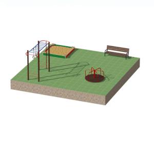 Купить Детская игровая площадка Домашняя №1 в Абинске 