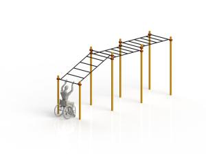 Купить Рукоход разноуровневый для колясочников WRK-D09_76mm в Абинске 