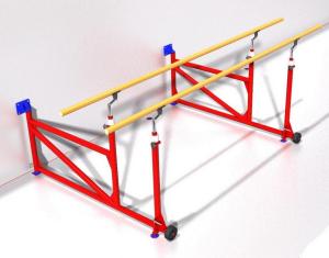 Купить Брусья гимнастические пристенные массовые (жердь дерево) в Абинске 