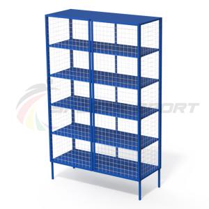 Купить Стеллаж для хранения инвентаря закрытый 1250х750х1500 (разборный) в Абинске 