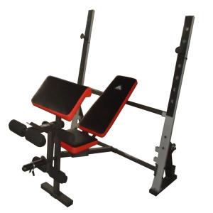 Купить Скамья со стойками под штангу DFC D1066 в Абинске 