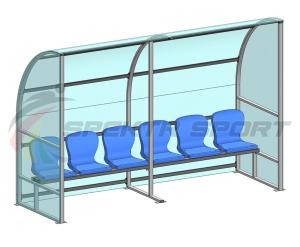 Купить Кабинка для игроков и судей на 6 мест в Абинске 
