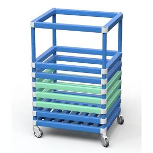 Купить Корзина для хранения инвентаря 570х570х600 мм ПВХ (закругленный профиль) в Абинске 