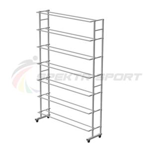 Купить Стеллаж для мячей мобильный односторонний шир. 1320 мм SP ХИ-М1_25 в Абинске 