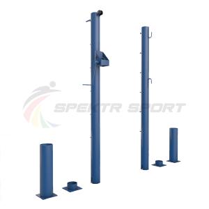 Купить Стойки для большого тенниса с механизмом натяжения (стаканы) диам. 76 мм (закладная 350 мм) в Абинске 