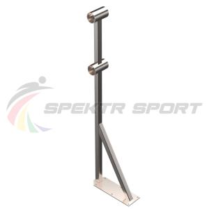 Купить Стойка балетного станка двухрядного напольная Фуэте (нерж. сталь) в Абинске 