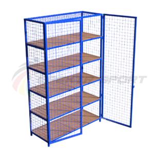 Купить Стеллаж для хранения инвентаря закрытый 2200х500х2500 (разборный) в Абинске 