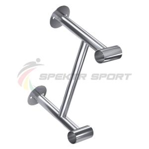 Купить Кронштейн пристенный двухрядного балетного станка Гран Батман из нерж стали в Абинске 