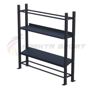Купить Модульный стеллаж для гантелей, гирь и медболов 1920х430х1950 в Абинске 
