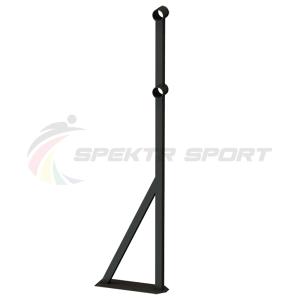 Купить Стойка балетного станка двухрядного напольная Фуэте Блэк в Абинске 