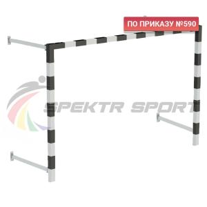 Купить Ворота мини-футбольные складные без сетки 2х3х0,5 м. (к-кт) в Абинске 