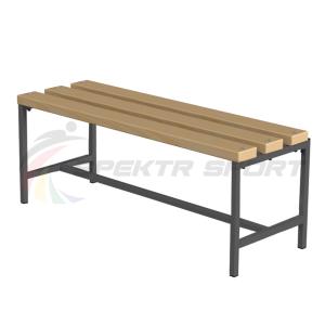 Купить Скамейка для раздевалок без спинки (цельная) 1000 мм в Абинске 