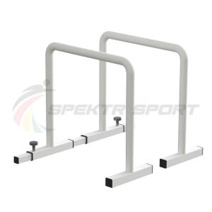 Купить Брусья напольные хайлетсы Spektr Sport цв. белый в Абинске 