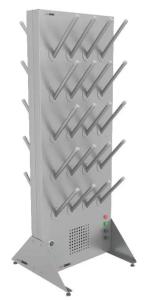 Купить Сушильный стеллаж для обуви SL1 Вираж эконом, двусторонний, с бактерицидной лампой (32 пар) в Абинске 