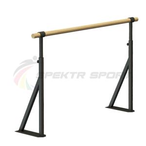 Купить Хореографический станок однорядный напольный Фуэте Блэк, регулируемый в Абинске 