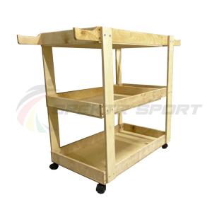 Купить Тележка деревянная для спортинвентаря на колесах в Абинске 