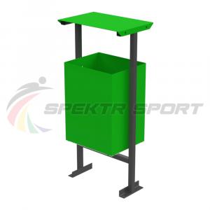 Купить Урна для мусора прямоугольная с навесом «Бабочка» в Абинске 