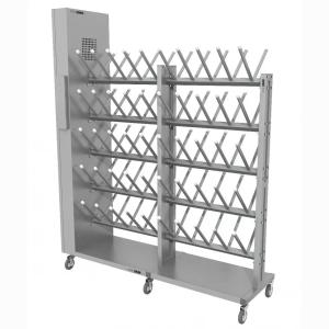 Купить Сушильный стеллаж для обуви SL2 Лидер-премиум мобильный двусторонний (60 пар) в Абинске 