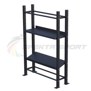 Купить Модульный стеллаж для гантелей, гирь и медболов 1320х430х1950 в Абинске 
