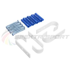 Купить Комплект настенного крепежа для турника 3 в 1 (2 в 1) крюки белые в Абинске 