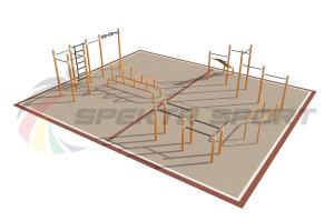 Купить Площадка уличная для воркаут Дворовая 1_76mm в Абинске 
