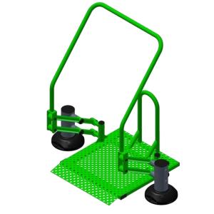 Купить Тренажер уличный для людей с ОВЗ Подтягивание на платформе ТС 1002 в Абинске 