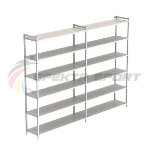 Купить Стеллаж для хранения инвентаря открытый (полки металл) 1900*2500*350 мм в Абинске 