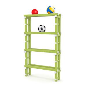 Купить Стеллаж для мячей (для бассейнов) жесткий ПВХ, 1010х260х1660 мм в Абинске 