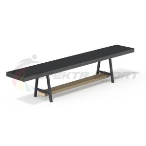 Купить Скамья гимнастическая мягкая 1,5 м. (2 нерегулир метал. нож.) в Абинске 