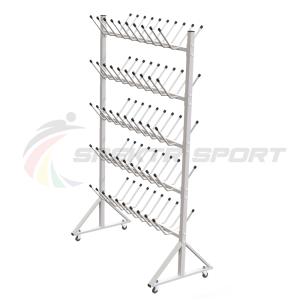 Купить Стеллаж для сушки лыжных ботинок и коньков мобильный (на 50 пар) в Абинске 