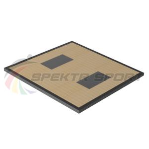 Купить Помост тяжелоатлетический с окантовкой 3х3х0,1м, рез. амортизаторы 1х0,5х0,04м в Абинске 