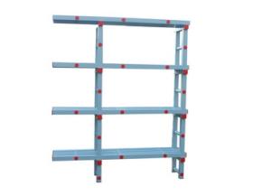 Купить Стеллаж с выступом для плавательного инвентаря, жесткий ПВХ, 1510х374х1810 мм в Абинске 