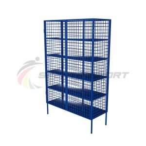 Купить Стеллаж для хранения инвентаря закрытый 1250х500х2000 (разборный) в Абинске 