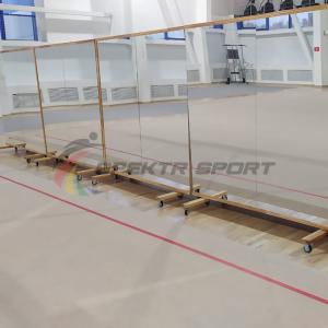 Купить Секция системы деления зала 2000 х 4000 мм - мобильные зеркала в Абинске 