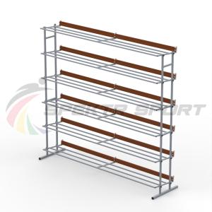 Купить Стеллаж для лыжных ботинок (на 50 пар) разборный в Абинске 