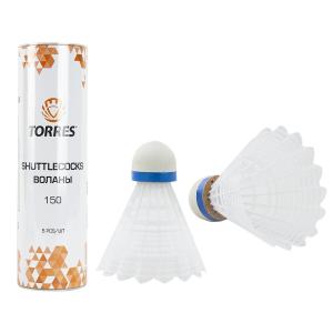 Купить Воланы для бадминтона Torres 150 (нейлон) BD20108 в Абинске 