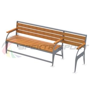 Купить Скамья с местом для коляски в Абинске 