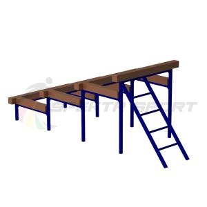 Купить Элемент полосы препятствий Разрушенная лестница в Абинске 